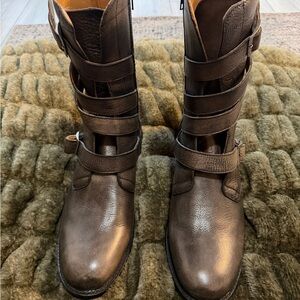 Freebird by Steven “Rumble” Men’s Boots – Size 11 – Dark Bronze Leather